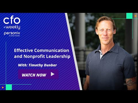 Effective Communication and Nonprofit Leadership with Timothy Dunbar #podcast