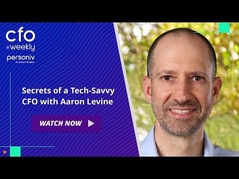Secrets of a Tech-Savvy CFO with Aaron Levine #cfo #podcasts