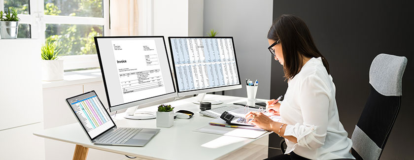 cfo working with an outsourced virtual finance provider