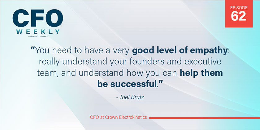 Joel Krutz Sustainable CFO