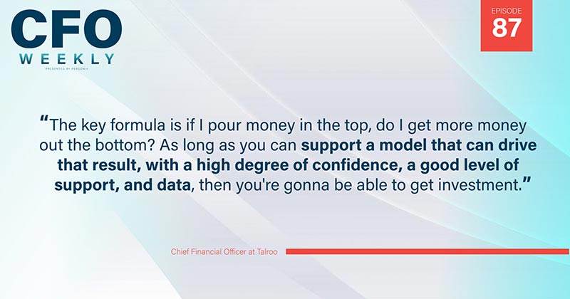 CFO preparing for fundraising quote