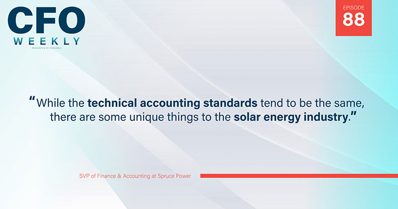 Sarah Wells, Finance VP, Spruce Power