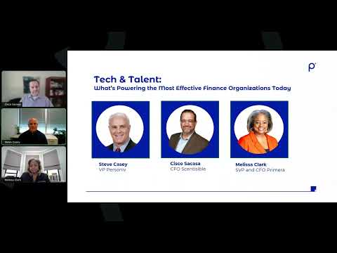 Tech + Talent: Building Scalable Finance Teams (CFO Leadership Webinar)