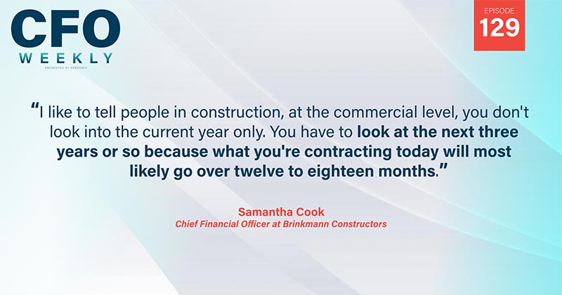 Quote cfo role in the construction industry