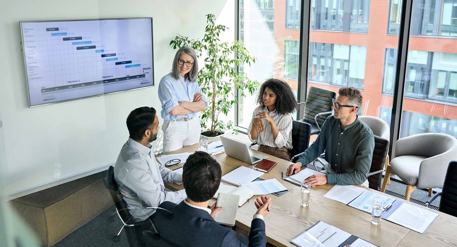 executive meeting on how to make finance a business beating heart