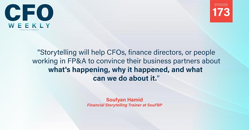 transforming data into a financial narrative Quote