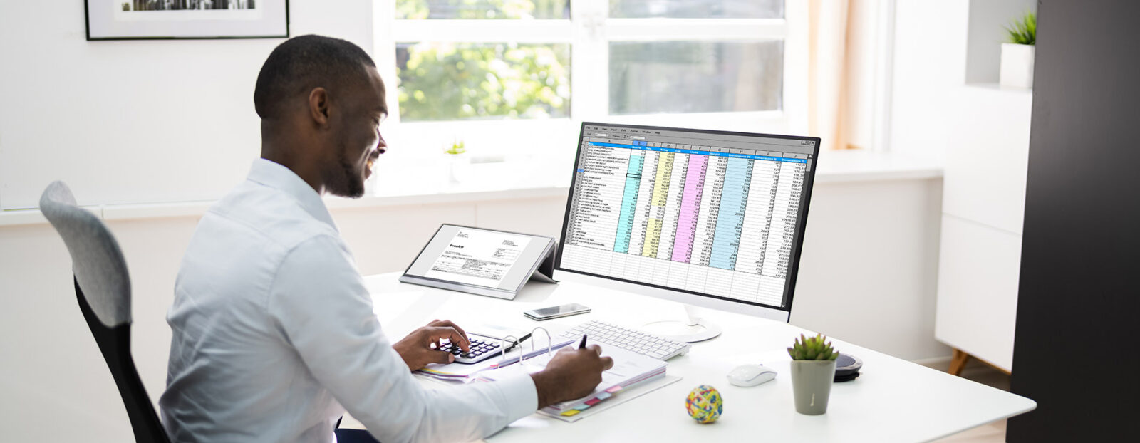 accountant enhancing productivity with accounting software