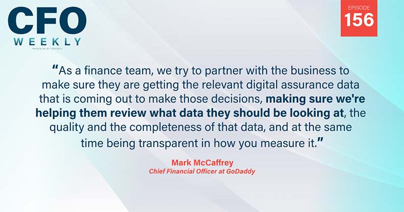 Quote Mark McCaffrey CFO at GoDaddy