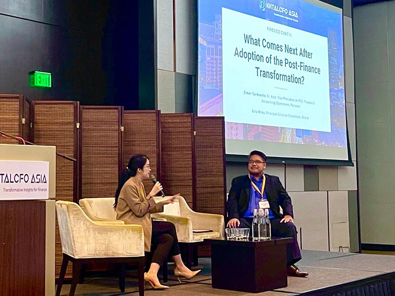 Elmer Sarmiento during digital cfo asia event discussing the finance transformation strategy