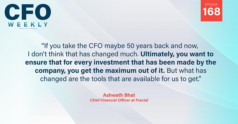 Quote evolution of AI in the cfo role
