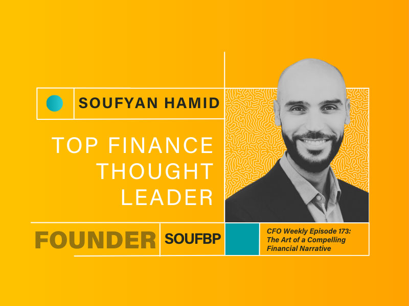Soufyan Hamid Top Finance Thought Leader on Personiv CFO Weekly
