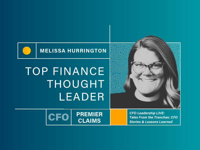 Melissa Hurrington Top Finance Thought Leader on Personiv CFO Weekly