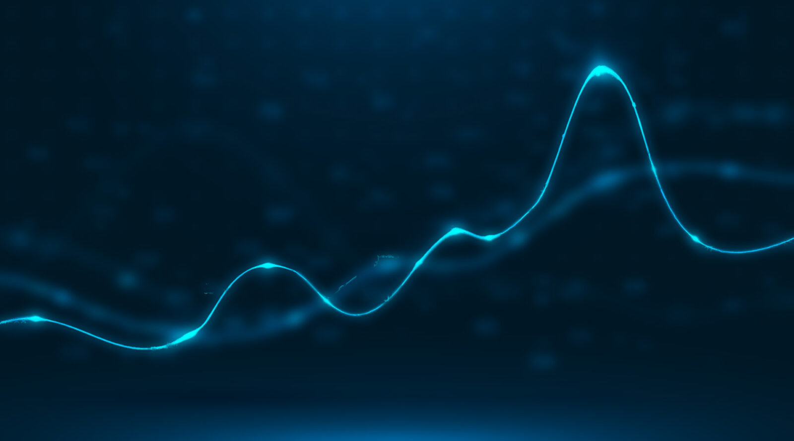 graph showing ups and downs of financial sector