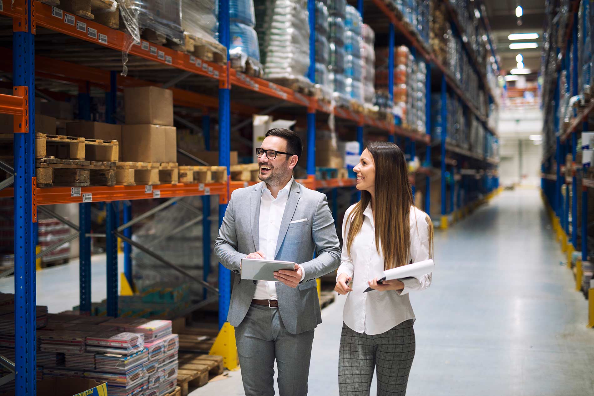 transportation and logistics business owners preparing for M&A in warehouse