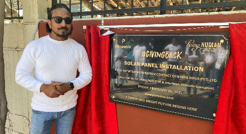 Personiv Gurugram Installs Solar Panel at Holy Name Church