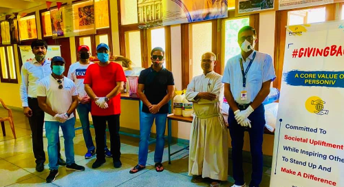Gurugram Team Conducts Being Human Activity at Anand Ashram