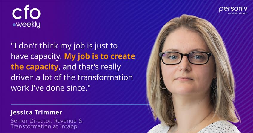 Creating capacity to overcome the biggest constraint to scaling finance quote
