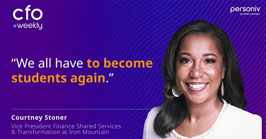 Courtney Stoner, VP of Finance Shared Services at Iron Mountain Quote